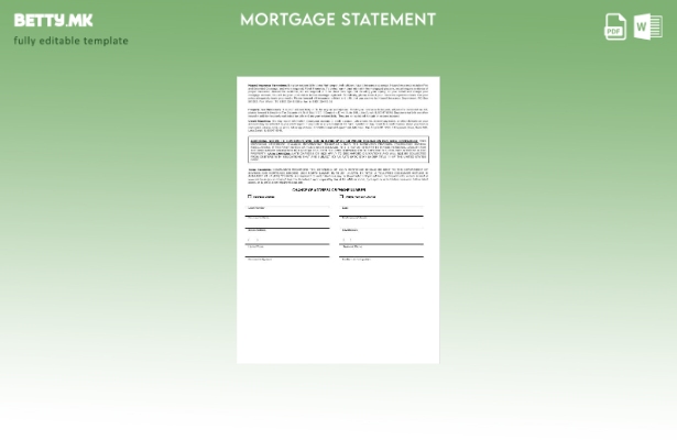 модерен стил Русија VTB банкарски извештај за хипотека во шаблон формати Word  1